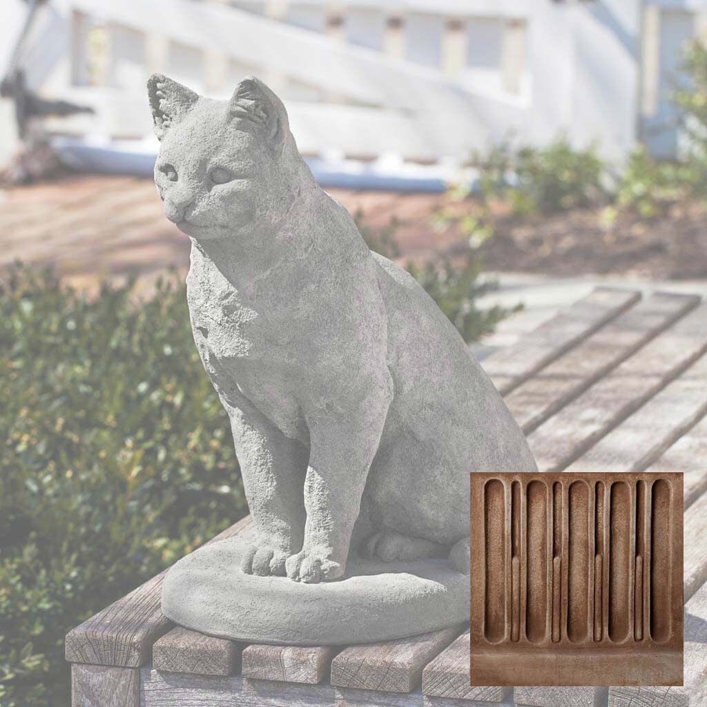 Campania Garden Cat Garden Statue - A-228 - Image 4