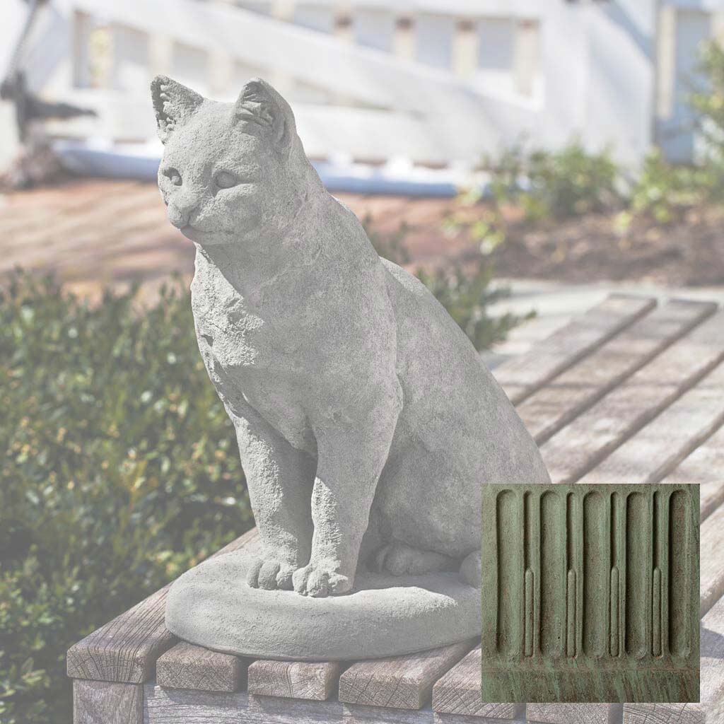 Campania Garden Cat Garden Statue - A-228 - Image 5