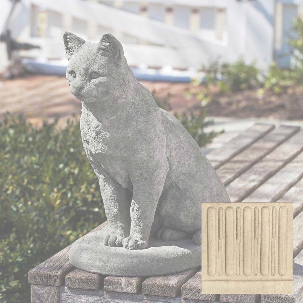 Campania Garden Cat Garden Statue - A-228 - Image 7