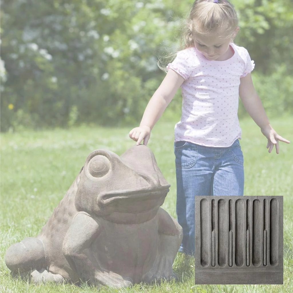 Campania Giant Garden Frog Garden Statue - A-224 - Image 10
