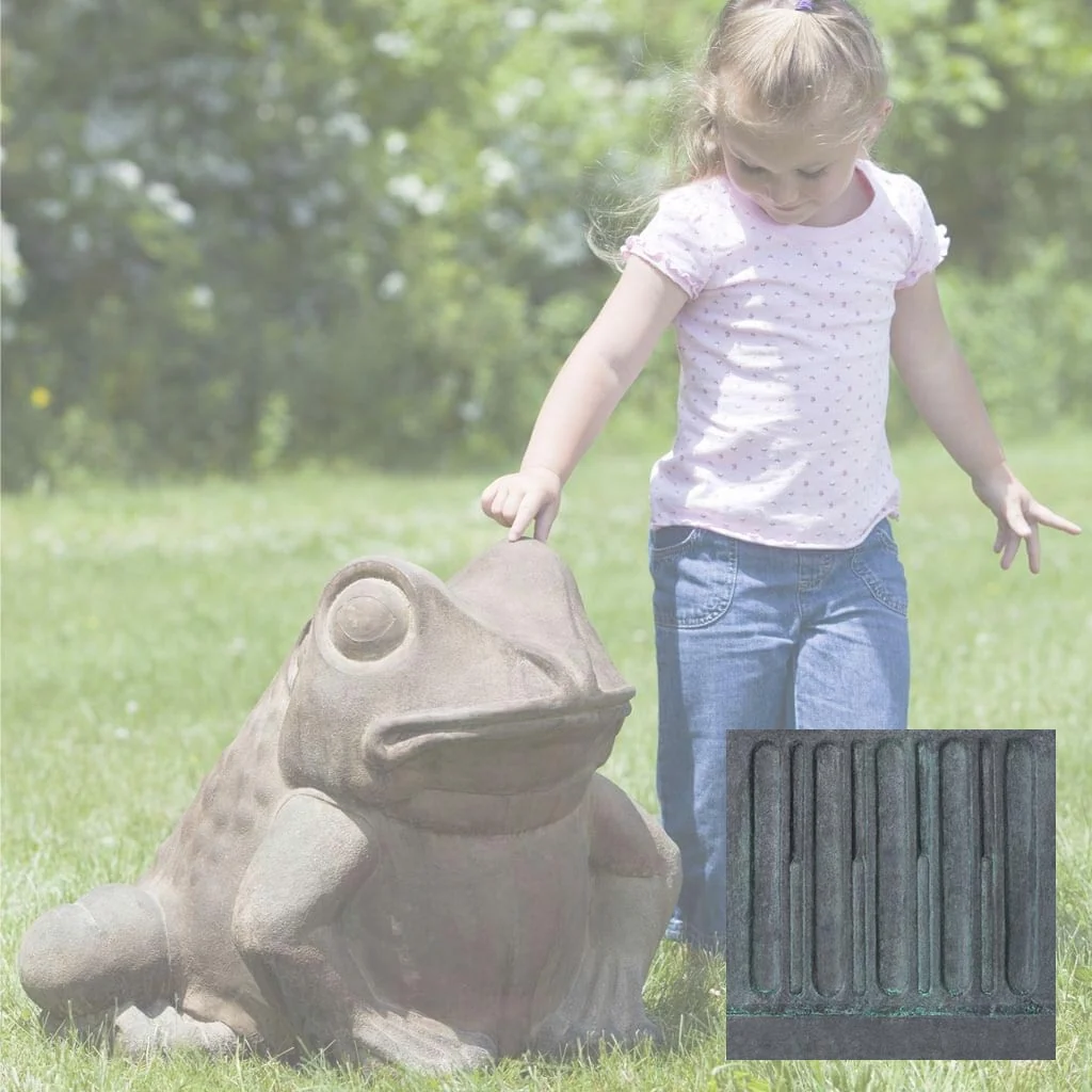 Campania Giant Garden Frog Garden Statue - A-224 - Image 11