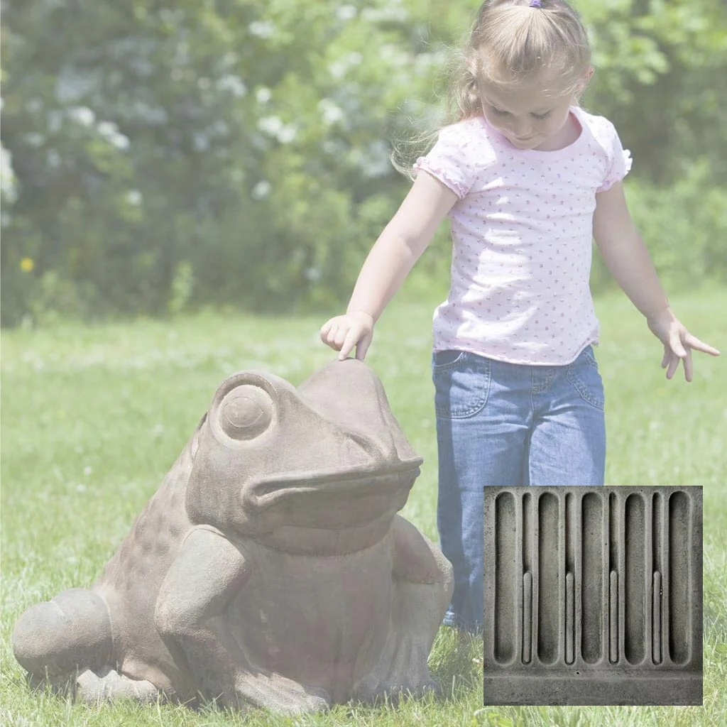 Campania Giant Garden Frog Garden Statue - A-224 - Image 3
