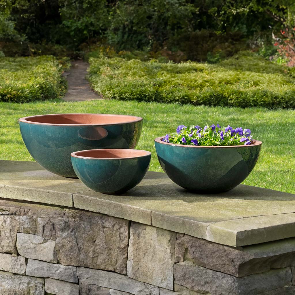 Campania Glenside Bowl Planter, Set of 3 - 8422-13703