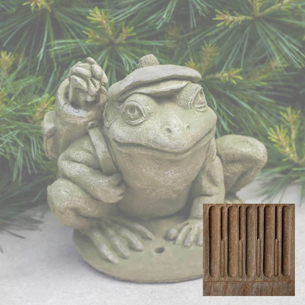 Campania Golfer Frog Garden Statue - A-514 - Image 2