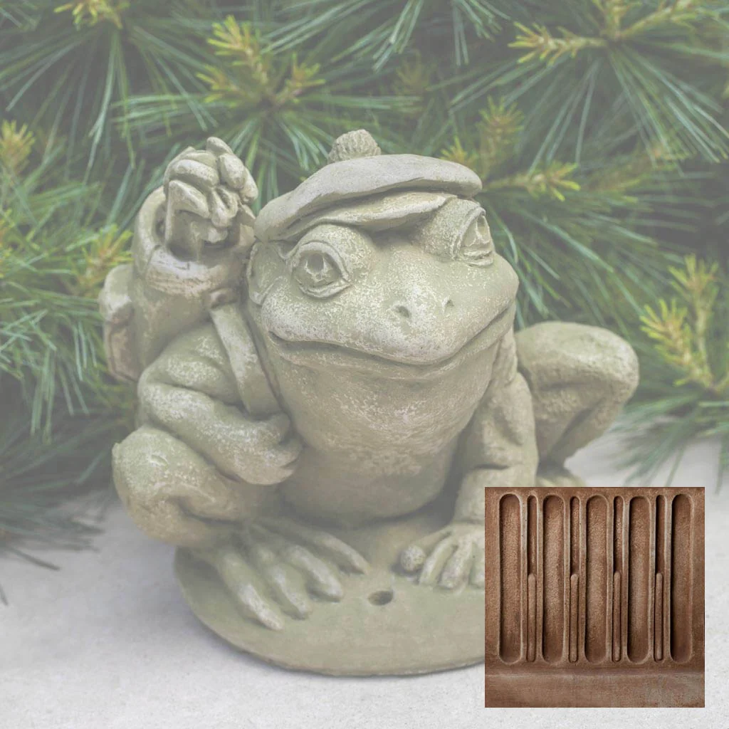 Campania Golfer Frog Garden Statue - A-514 - Image 4