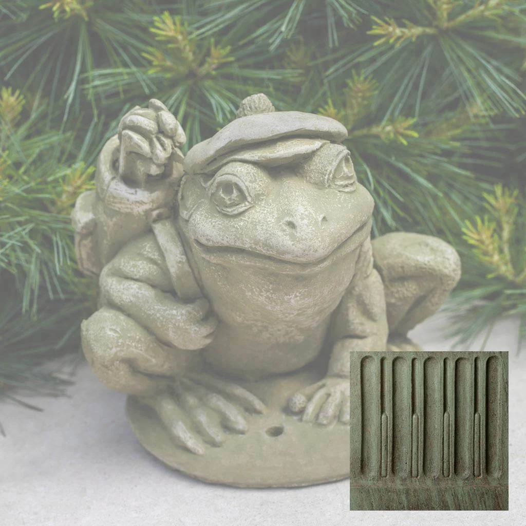 Campania Golfer Frog Garden Statue - A-514 - Image 5