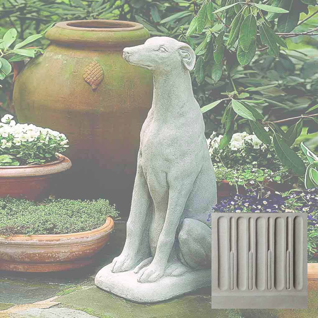 Campania Greyhound Garden Statue - A-240 - Image 11
