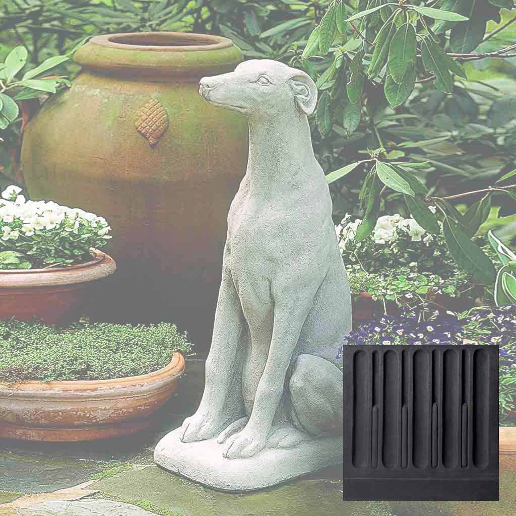 Campania Greyhound Garden Statue - A-240 - Image 12