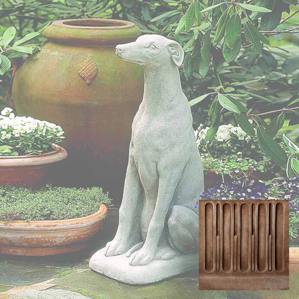 Campania Greyhound Garden Statue - A-240 - Image 4
