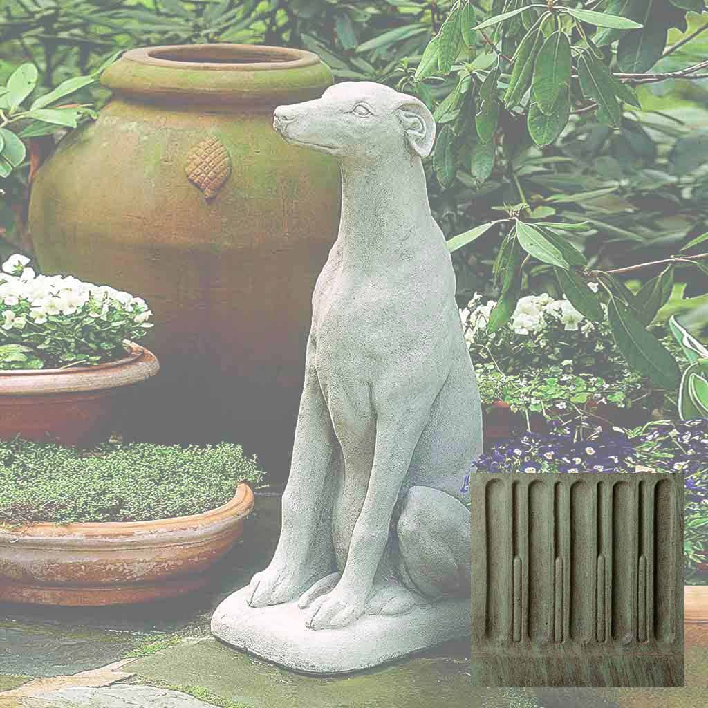 Campania Greyhound Garden Statue - A-240 - Image 5