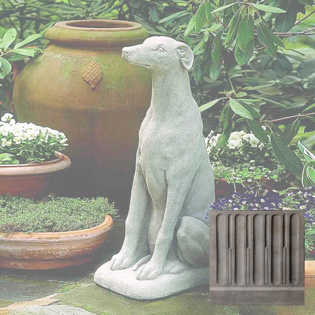 Campania Greyhound Garden Statue - A-240 - Image 6