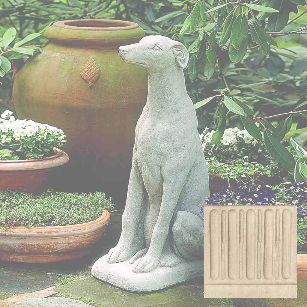 Campania Greyhound Garden Statue - A-240 - Image 8