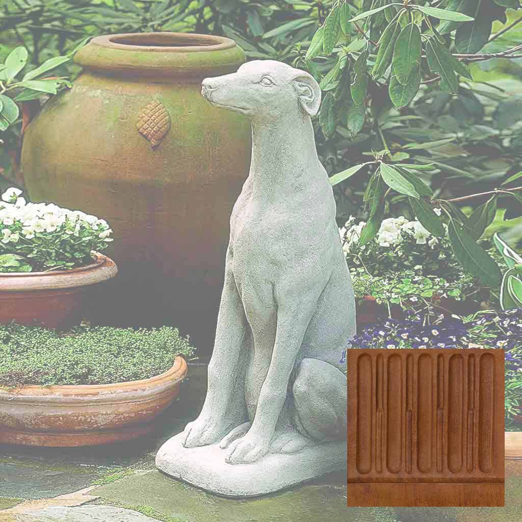 Campania Greyhound Garden Statue - A-240 - Image 9