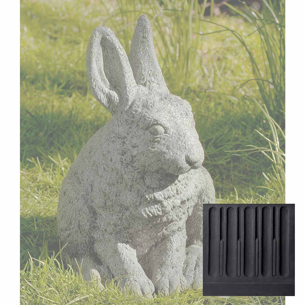 Campania Hare Seated - Ears Up Garden Statue - A-242 - Image 11