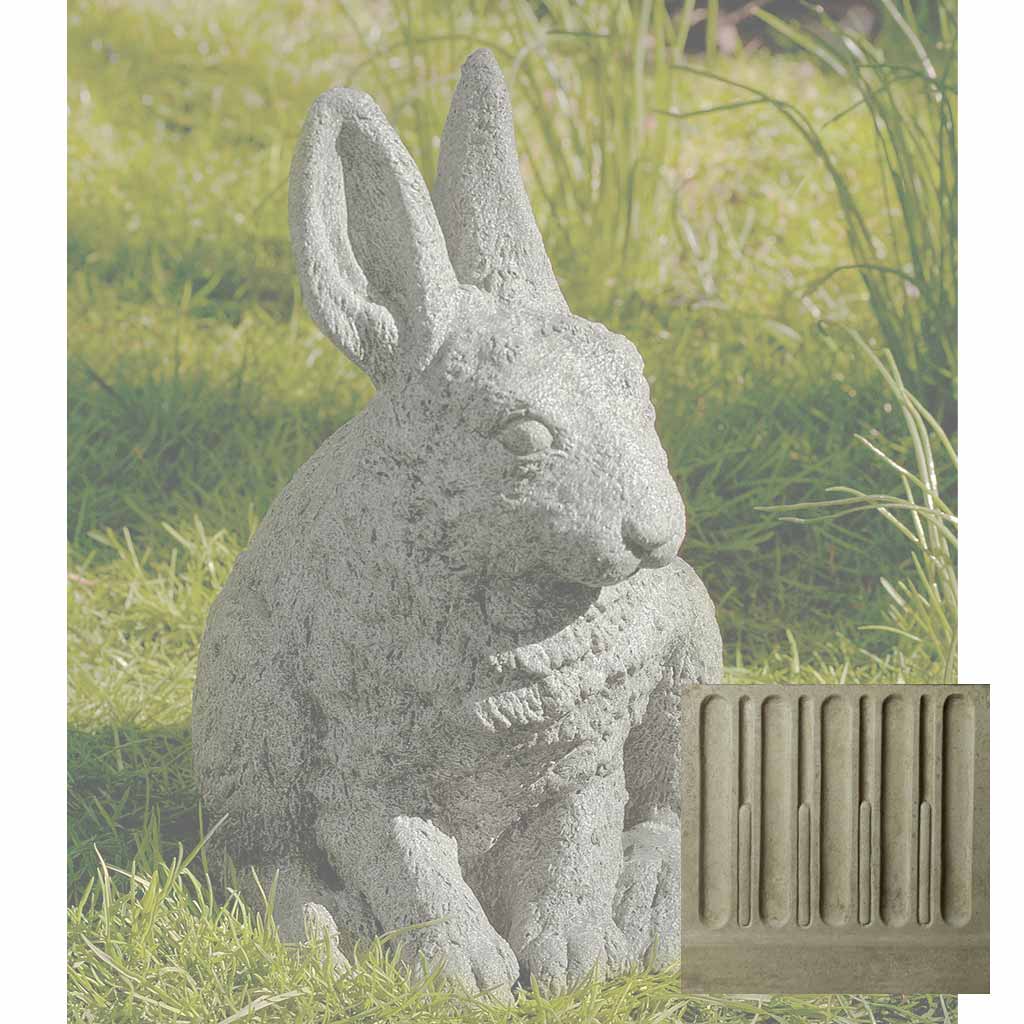 Campania Hare Seated - Ears Up Garden Statue - A-242 - Image 14