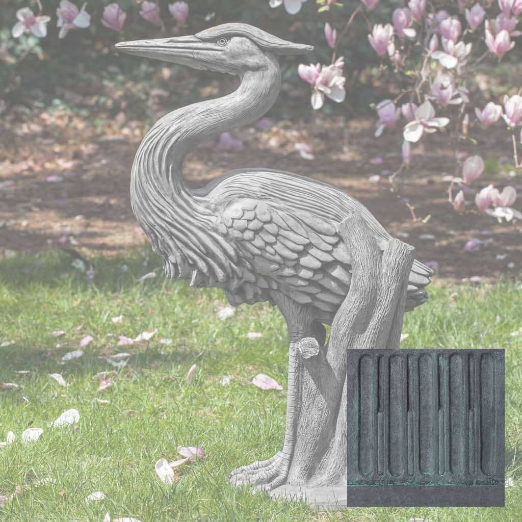Campania Heron Garden Statue - A-524 - Image 10