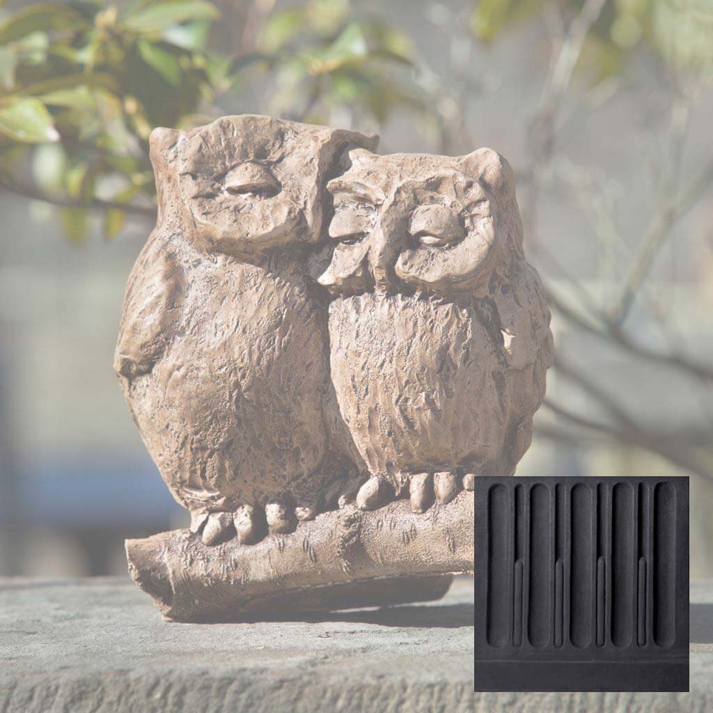 Campania Honeymoon Owls Garden Statue - A-433 - Image 11
