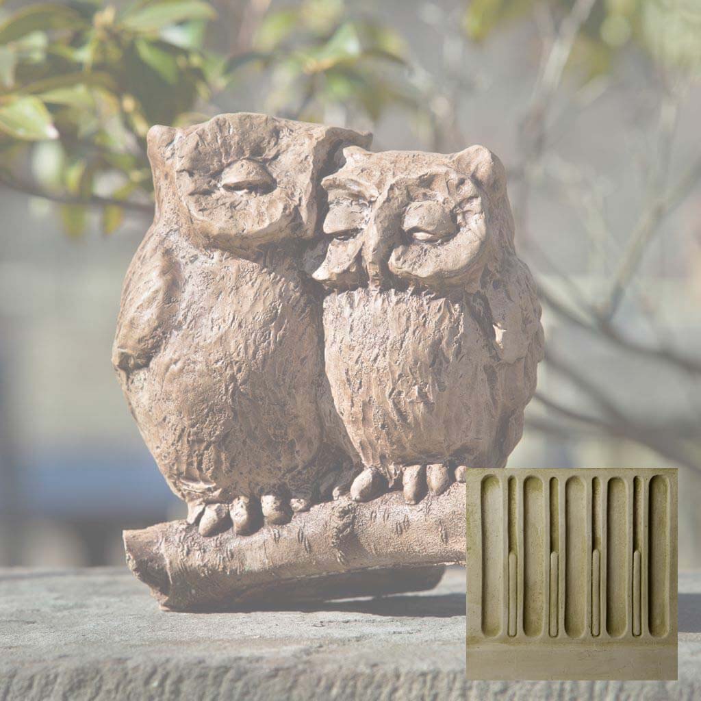 Campania Honeymoon Owls Garden Statue - A-433 - Image 5