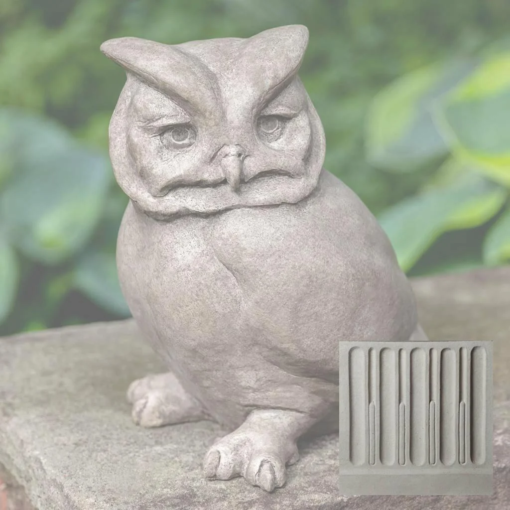 Campania Hoot Owl Garden Statue - A-610 - Image 10