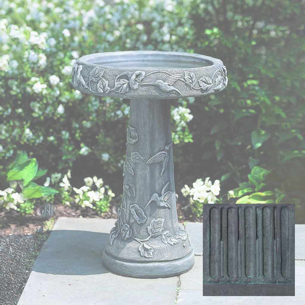 Campania Hummingbird Birdbath - B-034 - Image 9