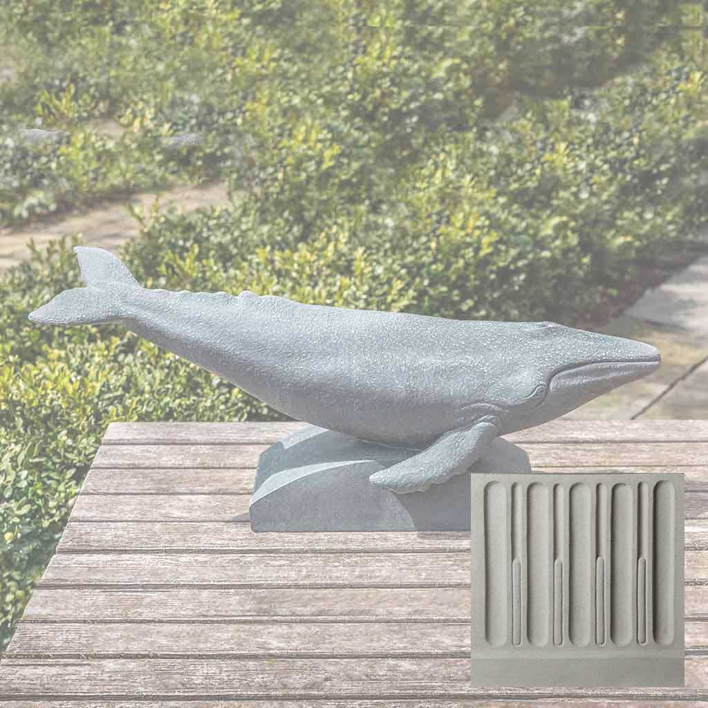 Campania Humpback Whale Garden Statue - A-586 - Image 10