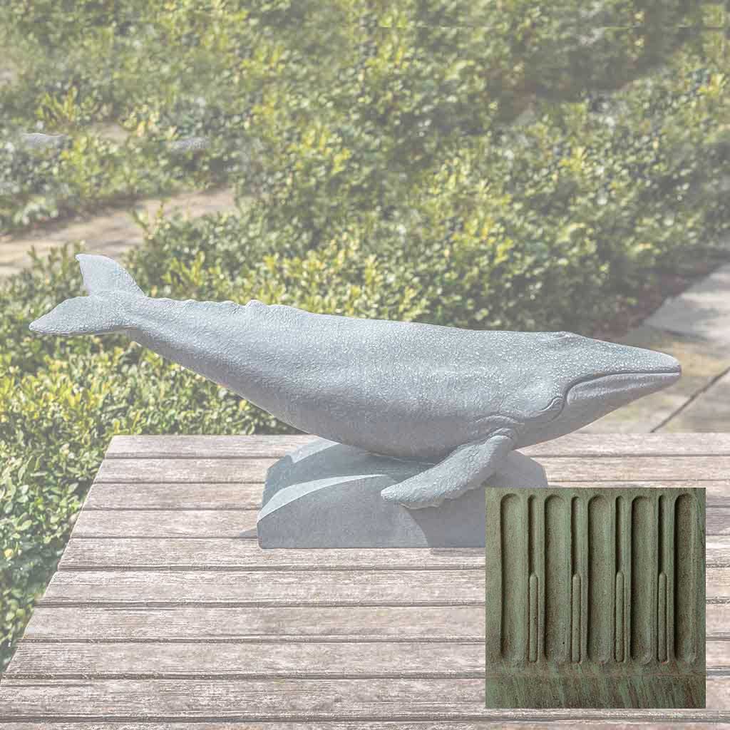 Campania Humpback Whale Garden Statue - A-586 - Image 5