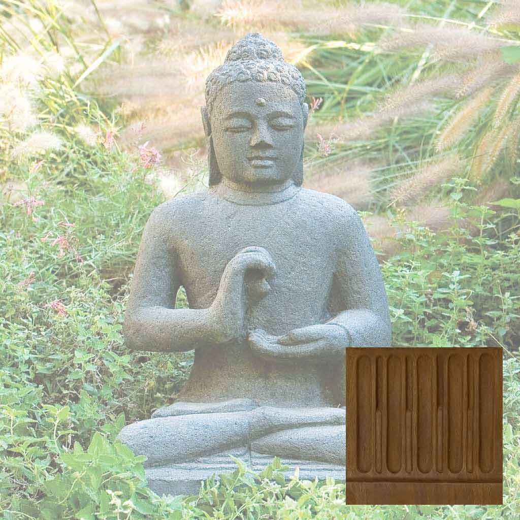 Campania Indonesian Seated Buddha Garden Statue - OR-39 - Image 12