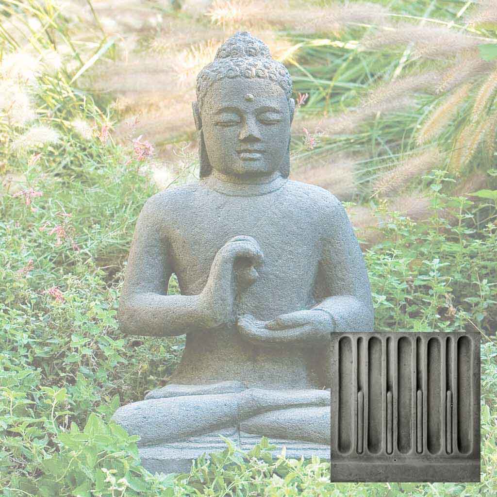Campania Indonesian Seated Buddha Garden Statue - OR-39 - Image 3