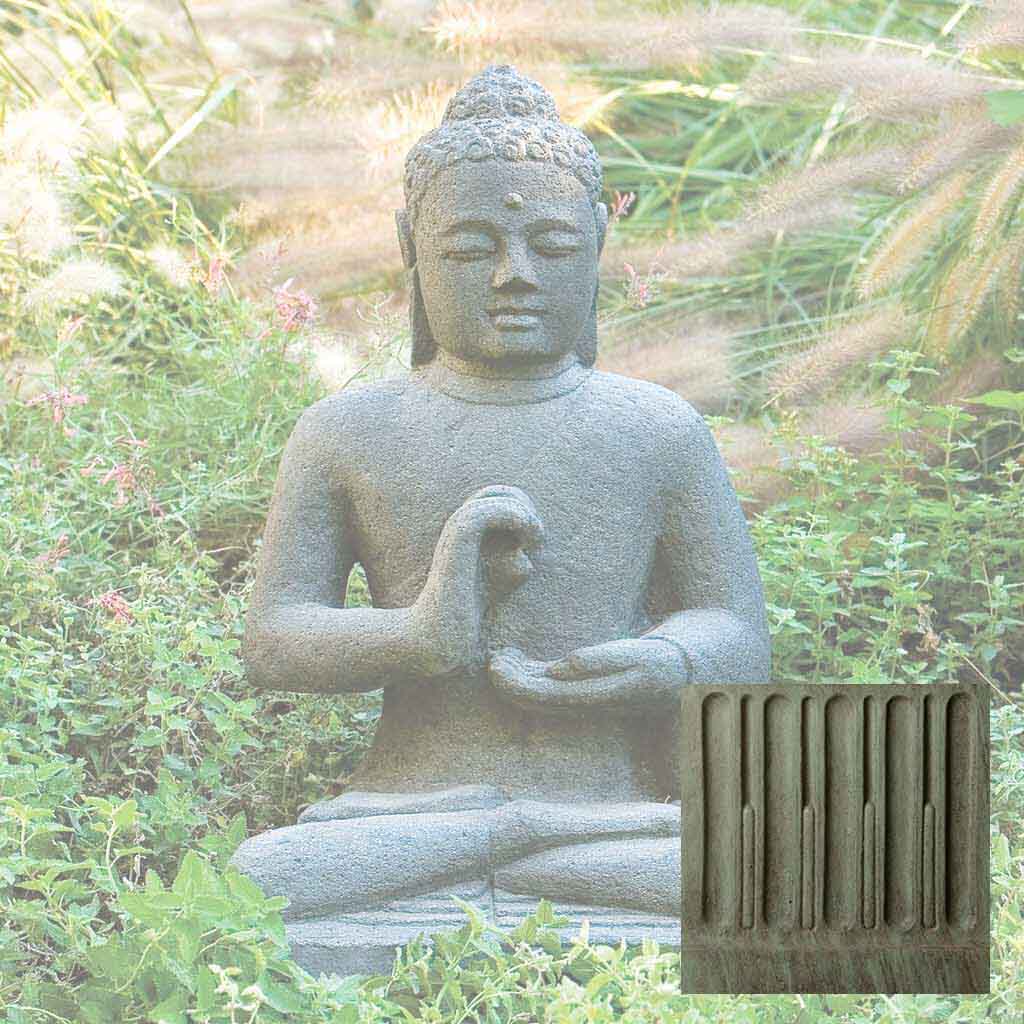 Campania Indonesian Seated Buddha Garden Statue - OR-39 - Image 5