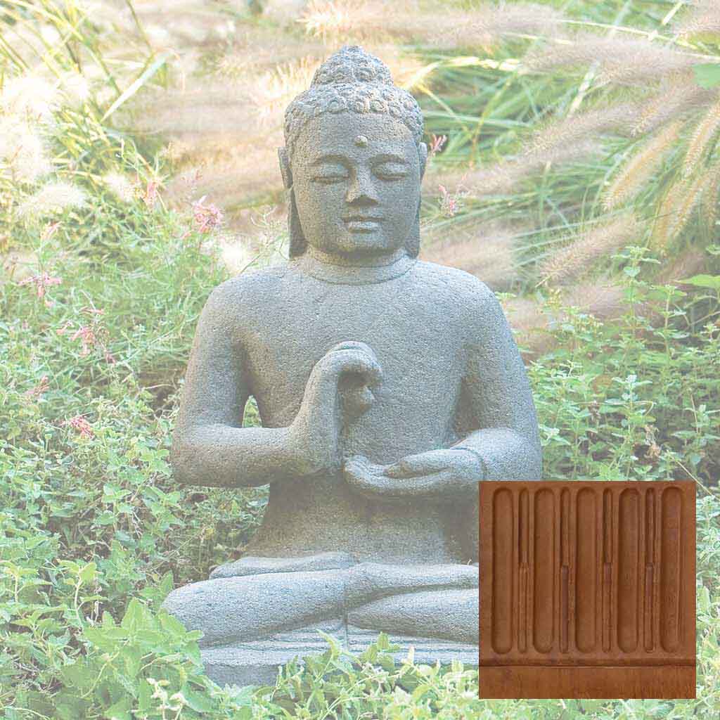 Campania Indonesian Seated Buddha Garden Statue - OR-39 - Image 8