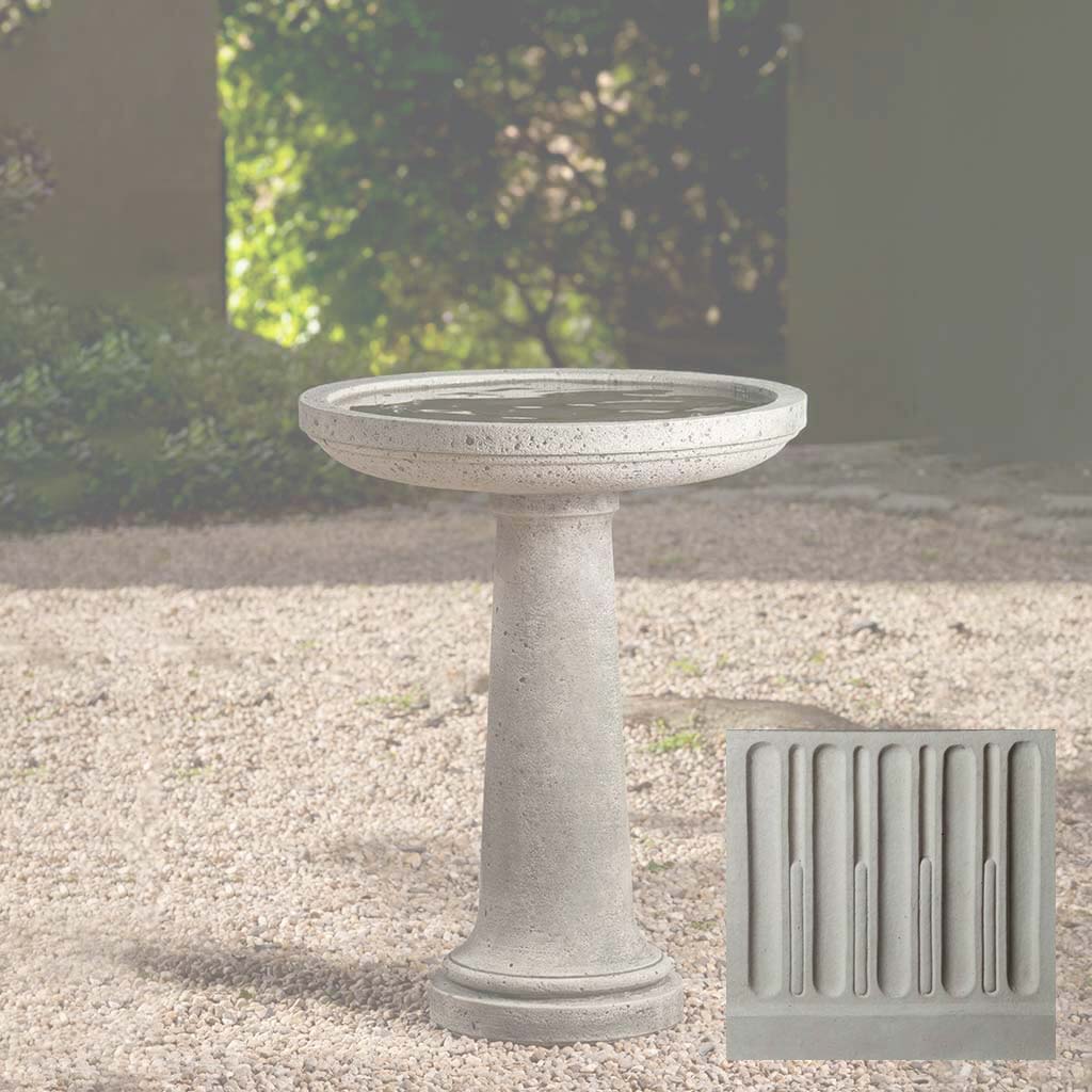 Campania Isleboro Birdbath - B-146 - Image 10