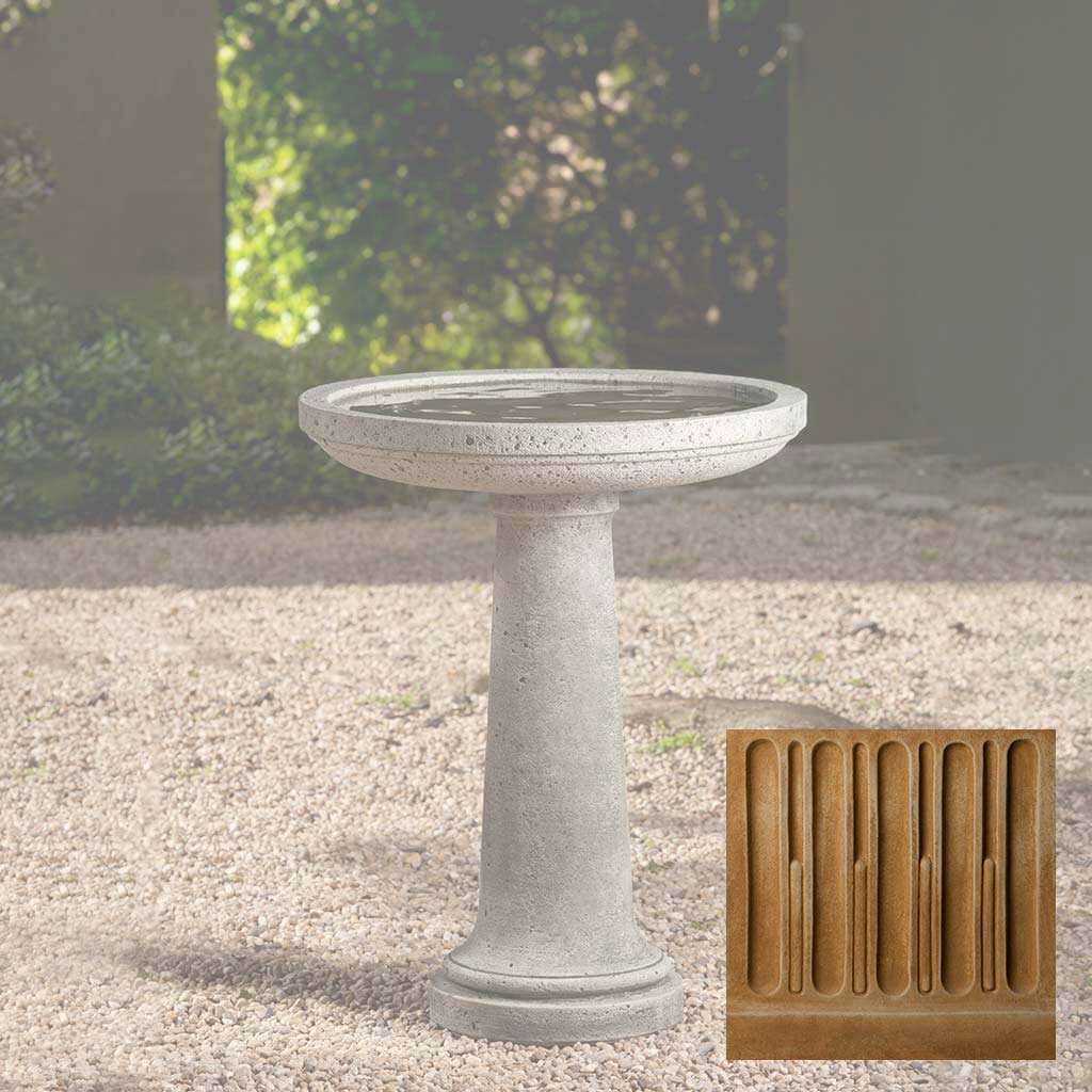 Campania Isleboro Birdbath - B-146 - Image 13