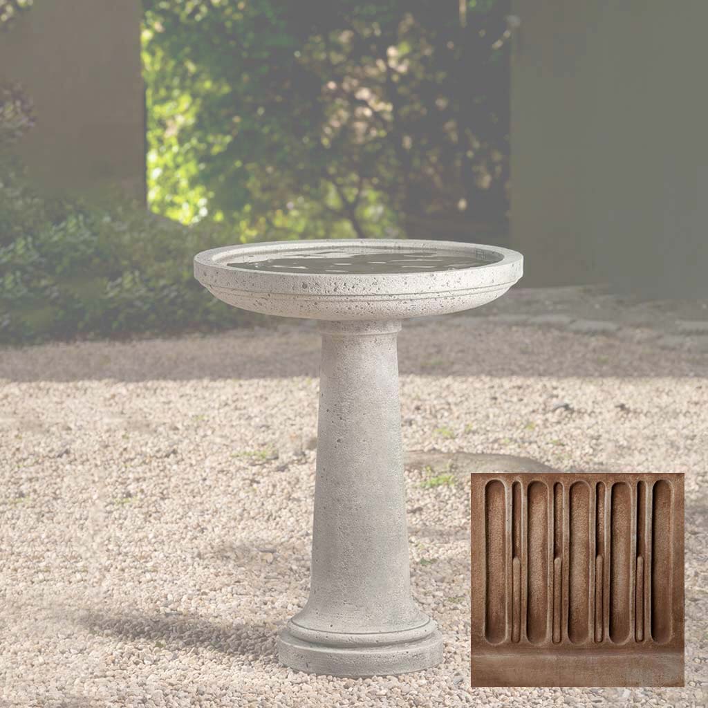 Campania Isleboro Birdbath - B-146 - Image 3