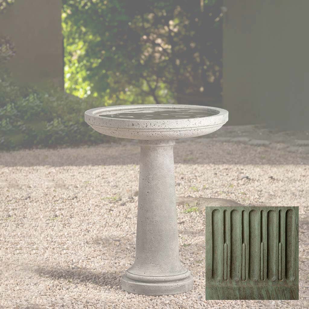 Campania Isleboro Birdbath - B-146 - Image 4