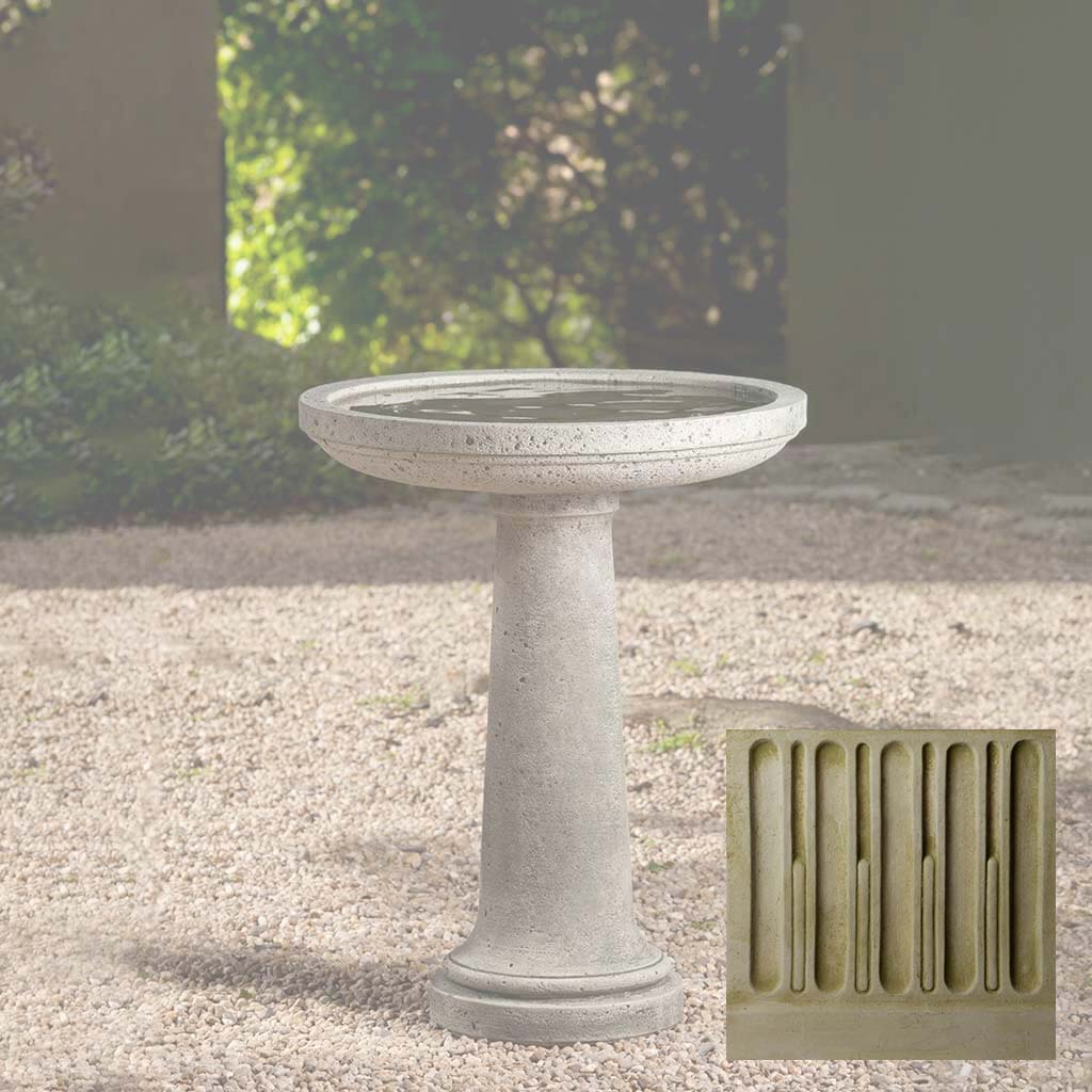 Campania Isleboro Birdbath - B-146 - Image 5