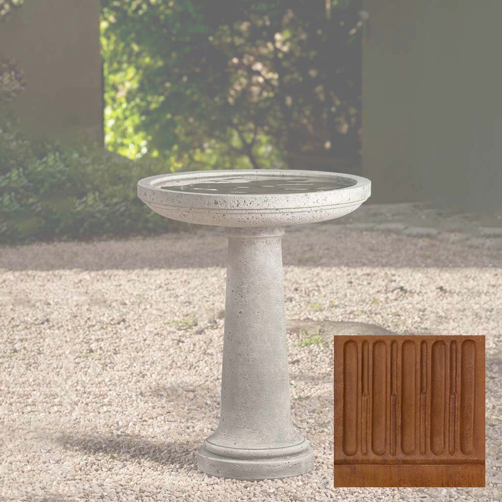 Campania Isleboro Birdbath - B-146 - Image 7