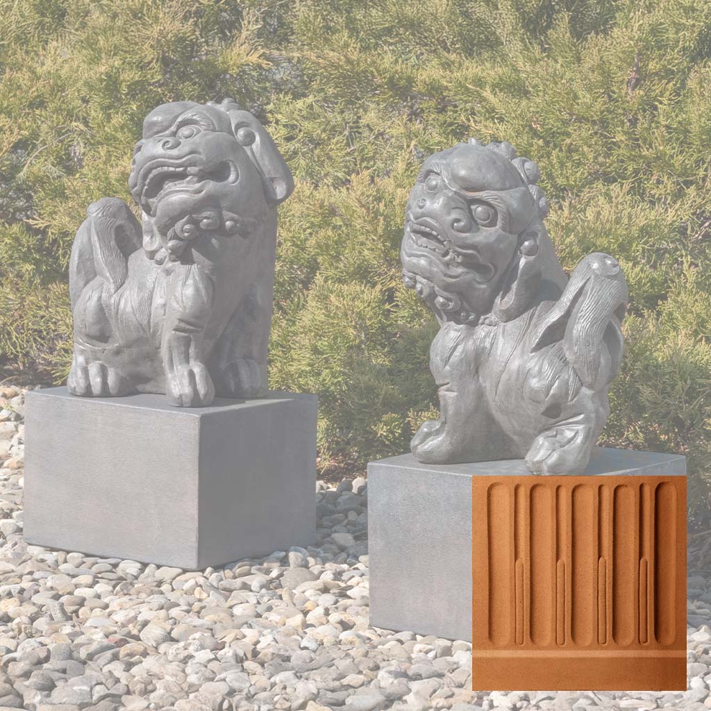 Campania Japanese Foo Dogs Set Garden Statue - OR-196 SET - Image 14