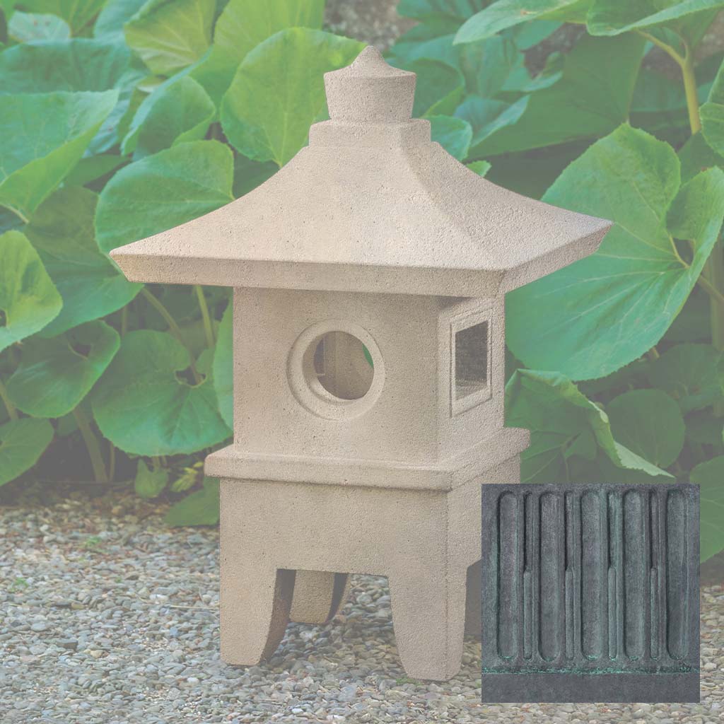 Campania Kashimo Lantern Garden Statue - OR-191 - Image 10