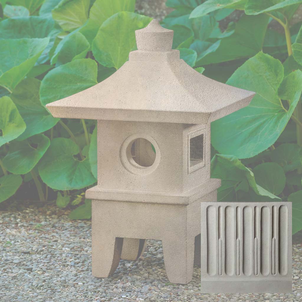 Campania Kashimo Lantern Garden Statue - OR-191 - Image 11