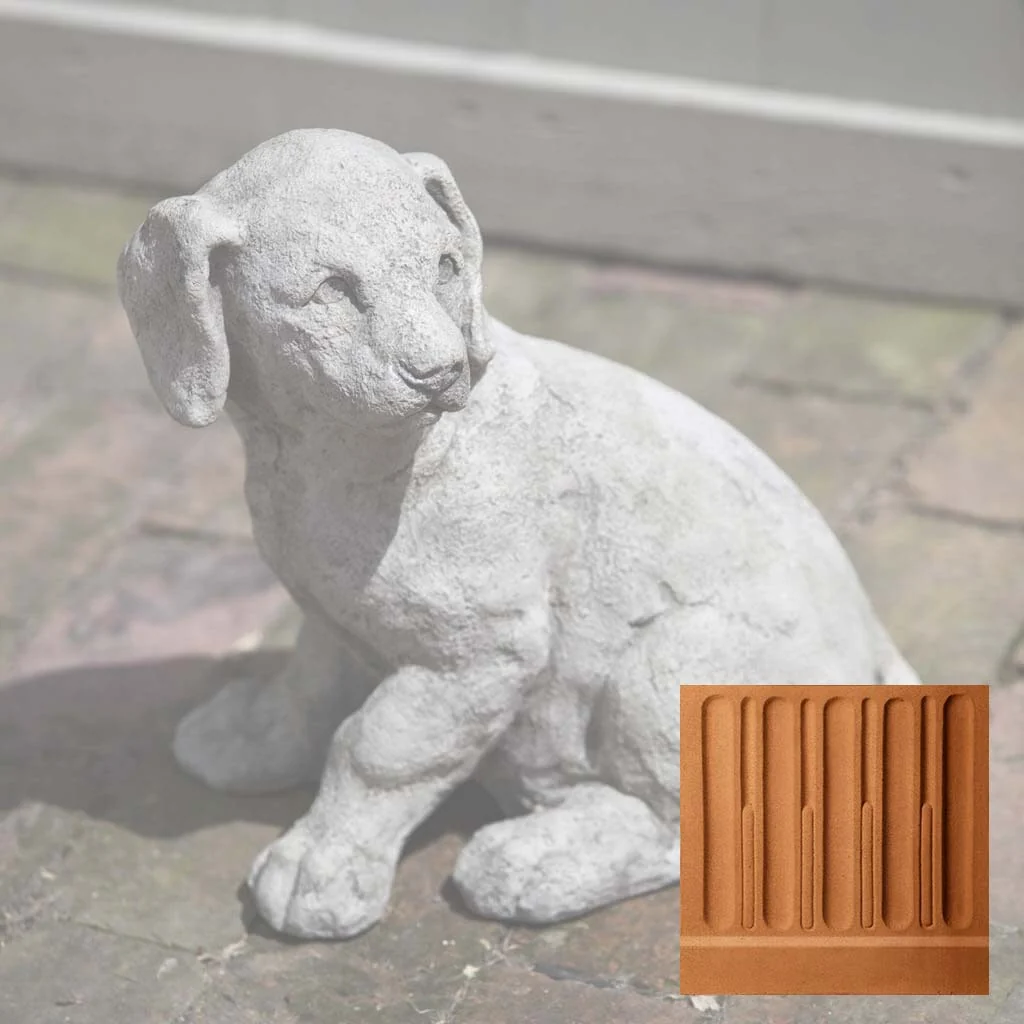 Campania Lab Pup Garden Statue - A-244 - Image 14