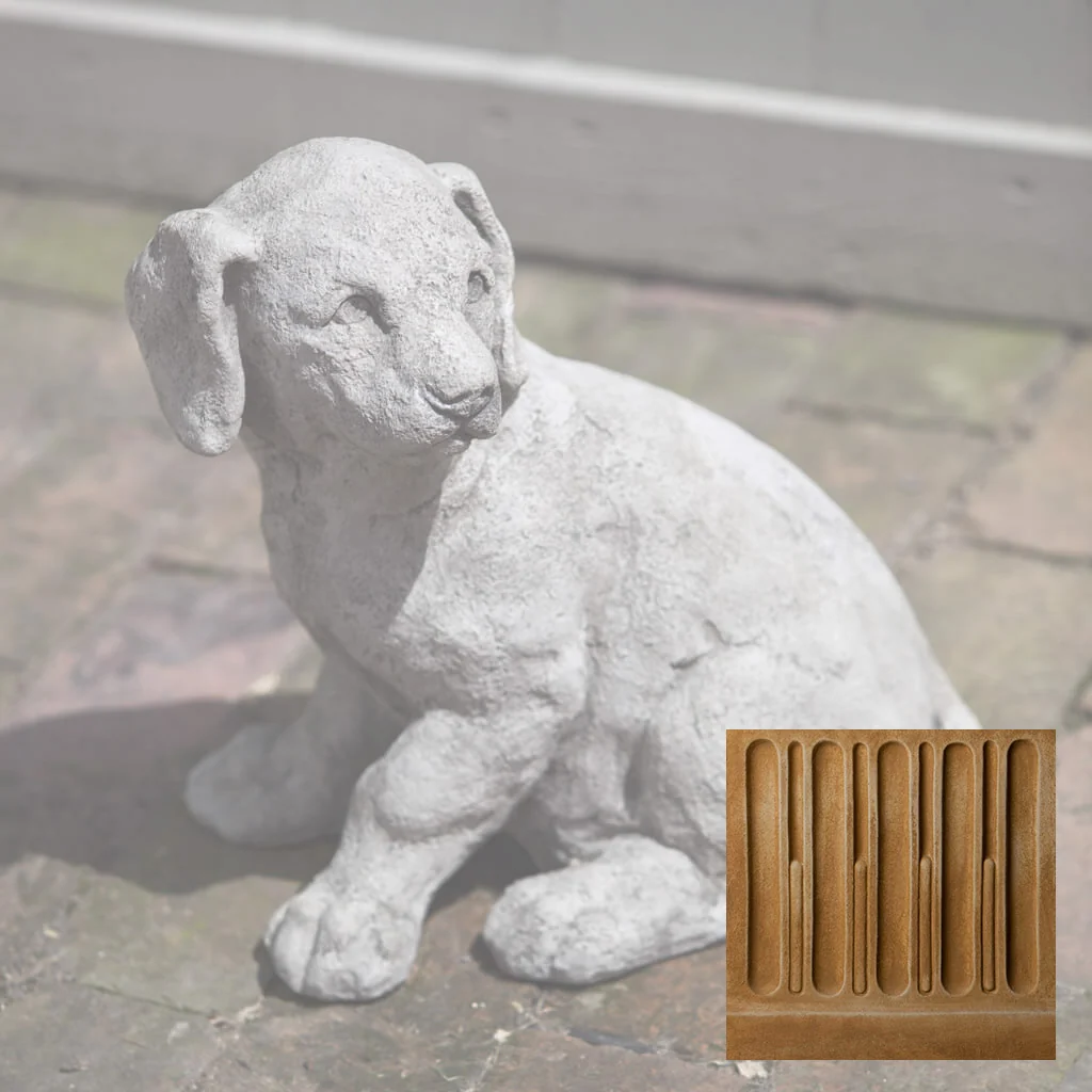 Campania Lab Pup Garden Statue - A-244 - Image 15