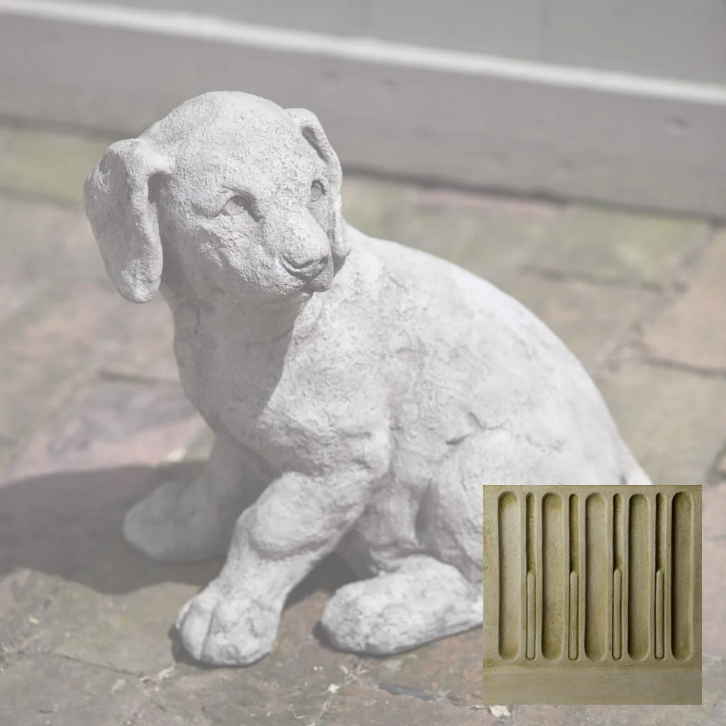 Campania Lab Pup Garden Statue - A-244 - Image 7