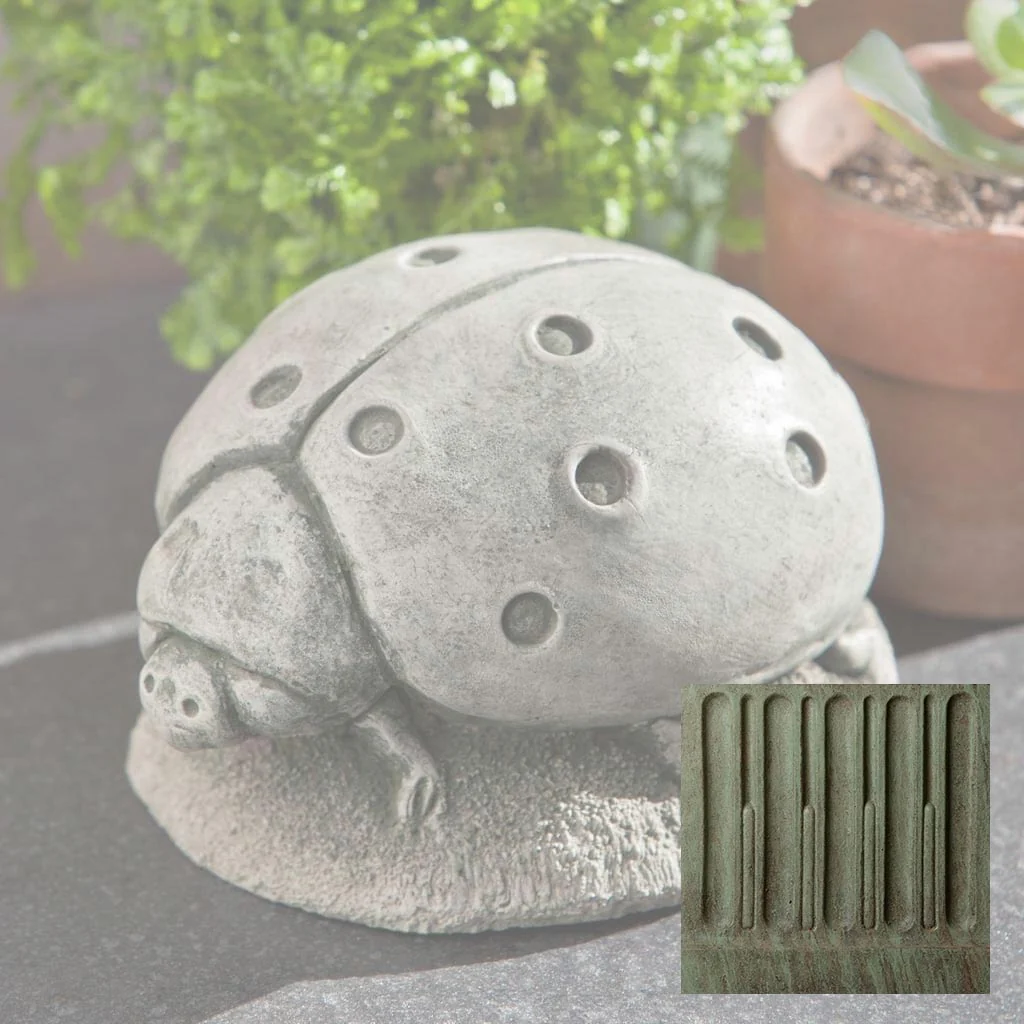 Campania Ladybug Garden Statue - A-428 - Image 4