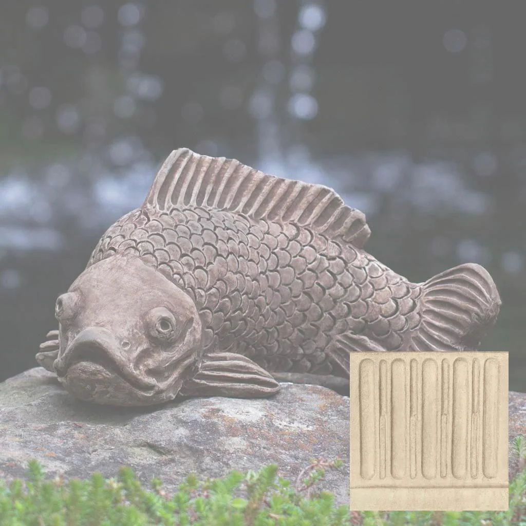 Campania Large Koi Garden Statue - A-581 - Image 6