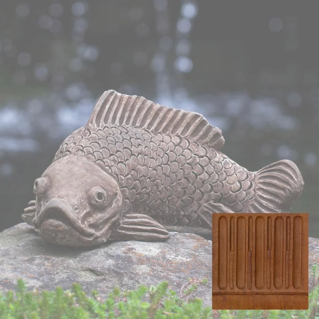 Campania Large Koi Garden Statue - A-581 - Image 7