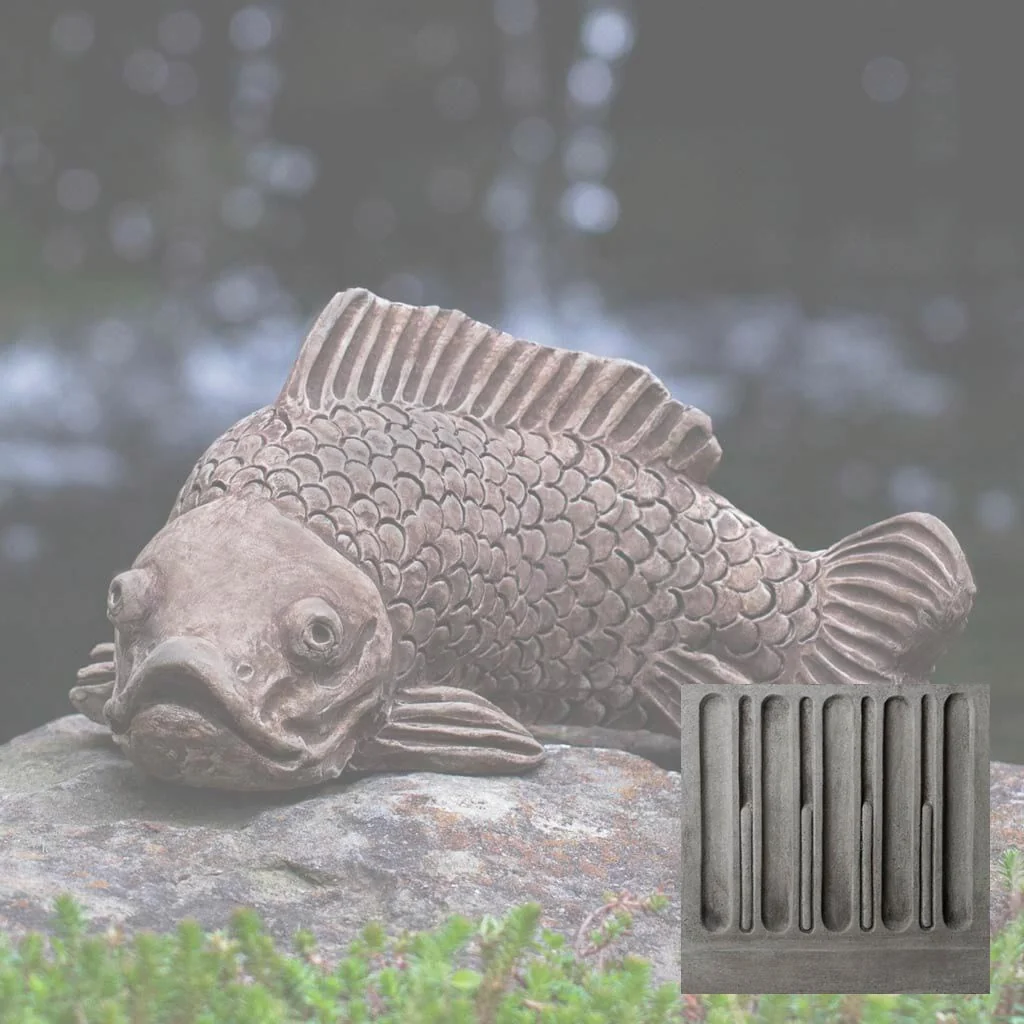Campania Large Koi Garden Statue - A-581 - Image 8