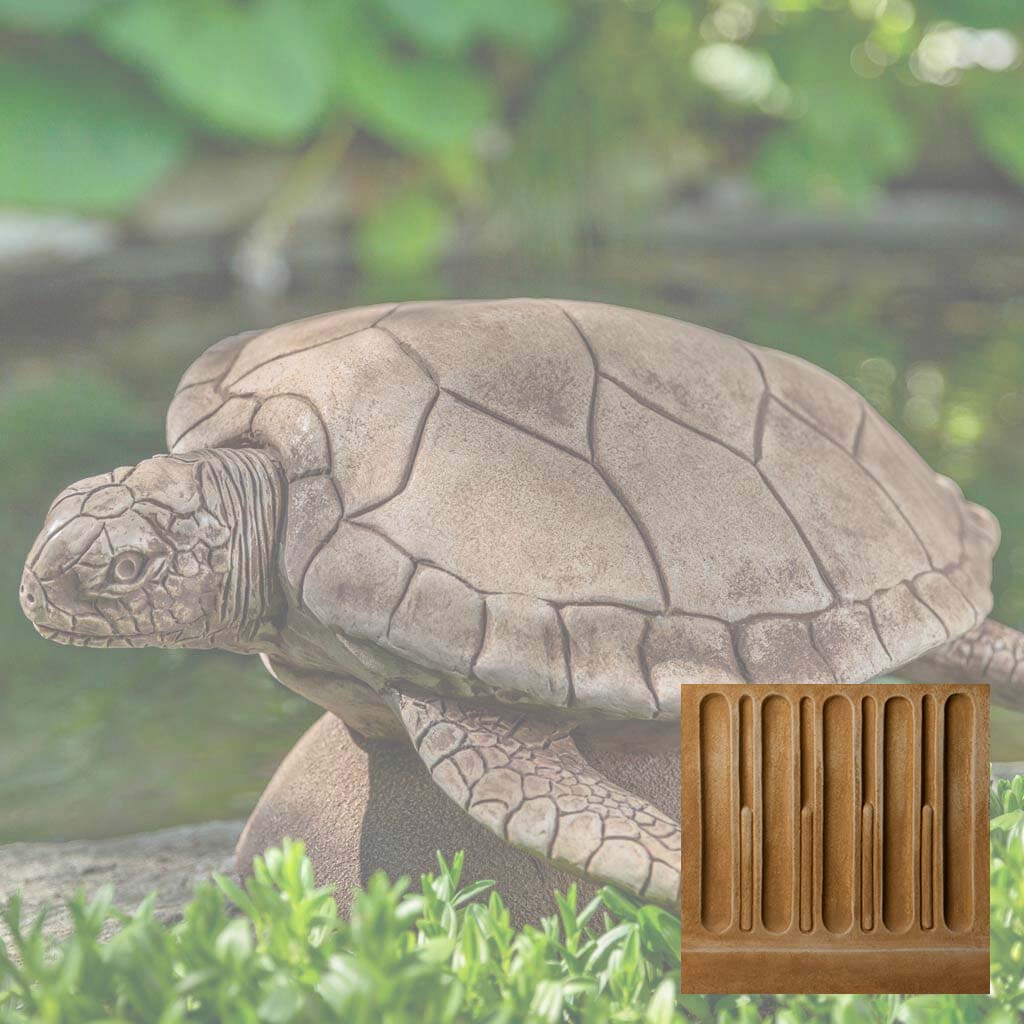Campania Large Sea Turtle Garden Statue - A-614 - Image 13