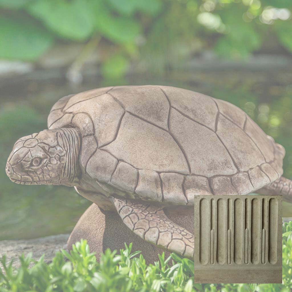 Campania Large Sea Turtle Garden Statue - A-614 - Image 14