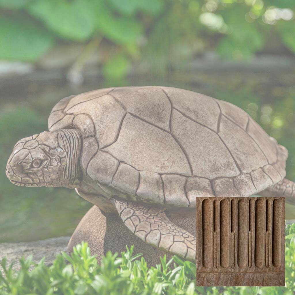 Campania Large Sea Turtle Garden Statue - A-614 - Image 2