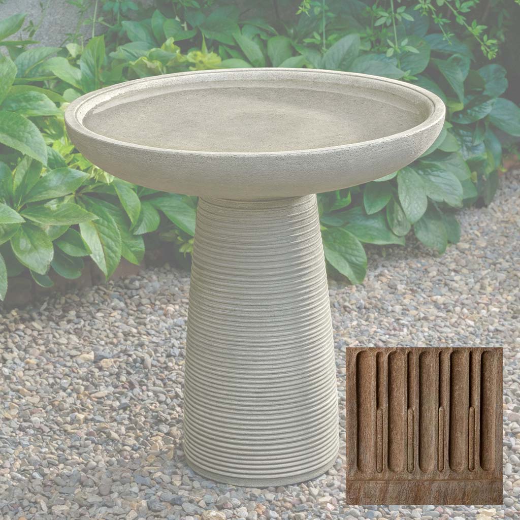 Campania Latham Birdbath - B-215 - Image 2
